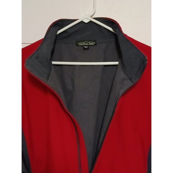 Women’s Crossland Soft Shell Red Windbreaker Jacket | Size: 3XLT  Fleece Lining - Picture 4 of 5